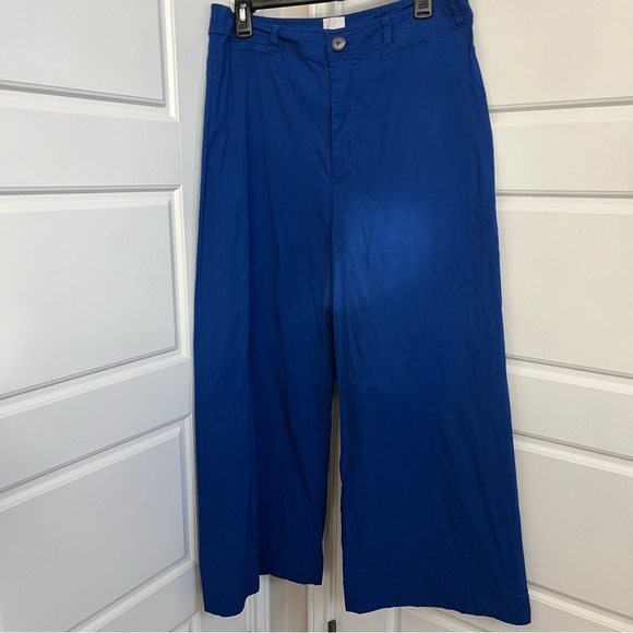 Maeve Wide-Leg Pants in Cobalt Blue - Picture 3 of 8